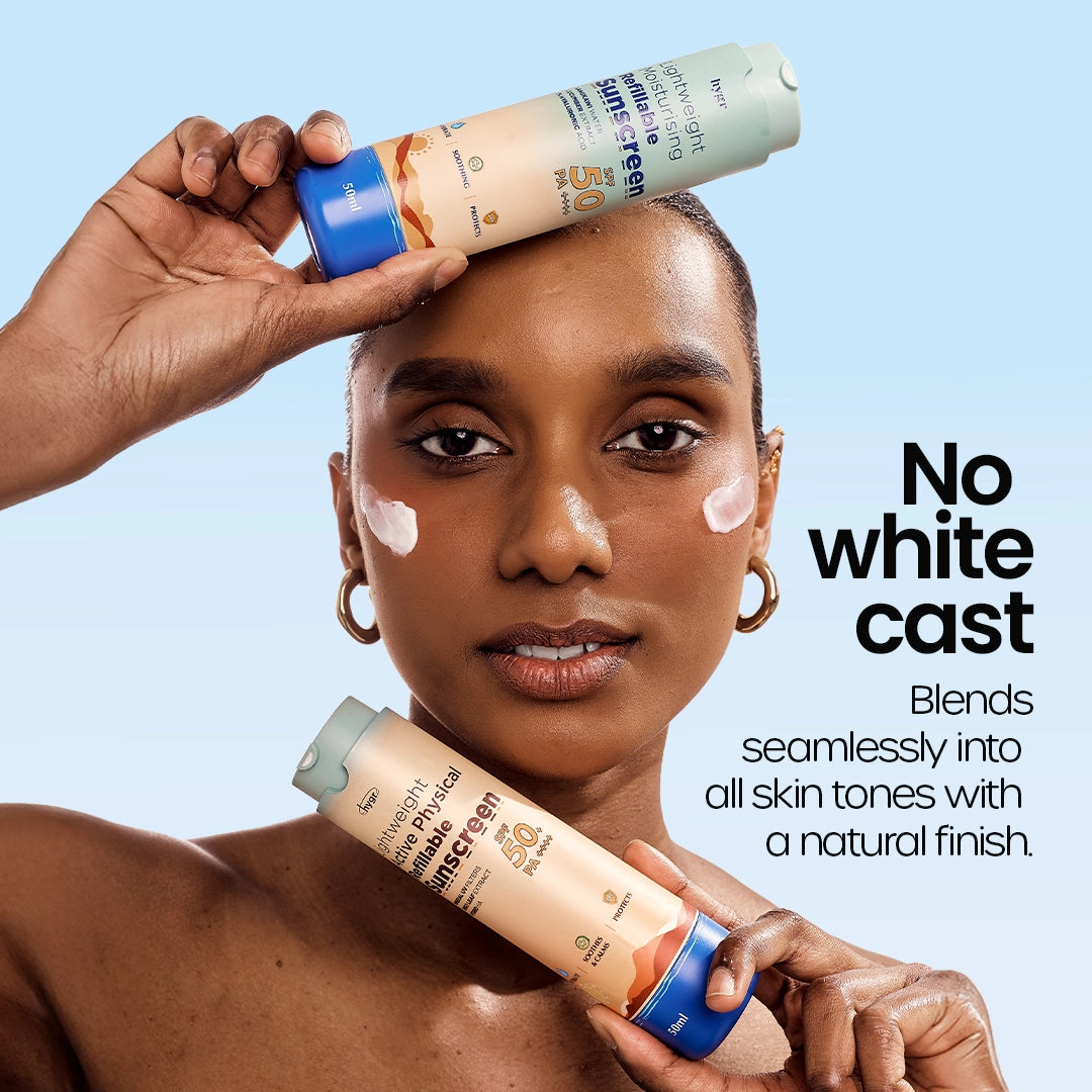 Lightweight Moisturising Hybrid Refillable Sunscreen