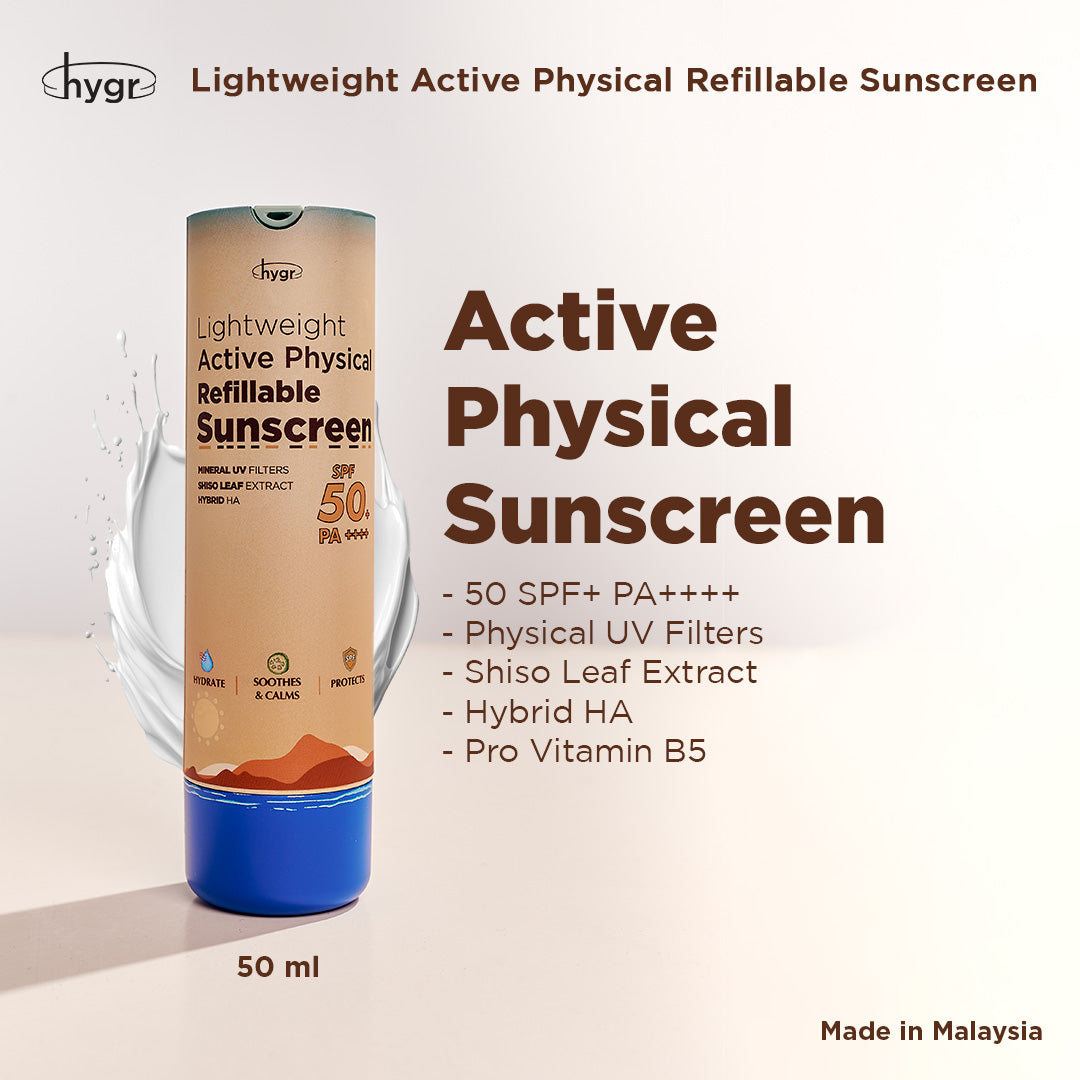 Lightweight Moisturising Active Physical Sunscreen
