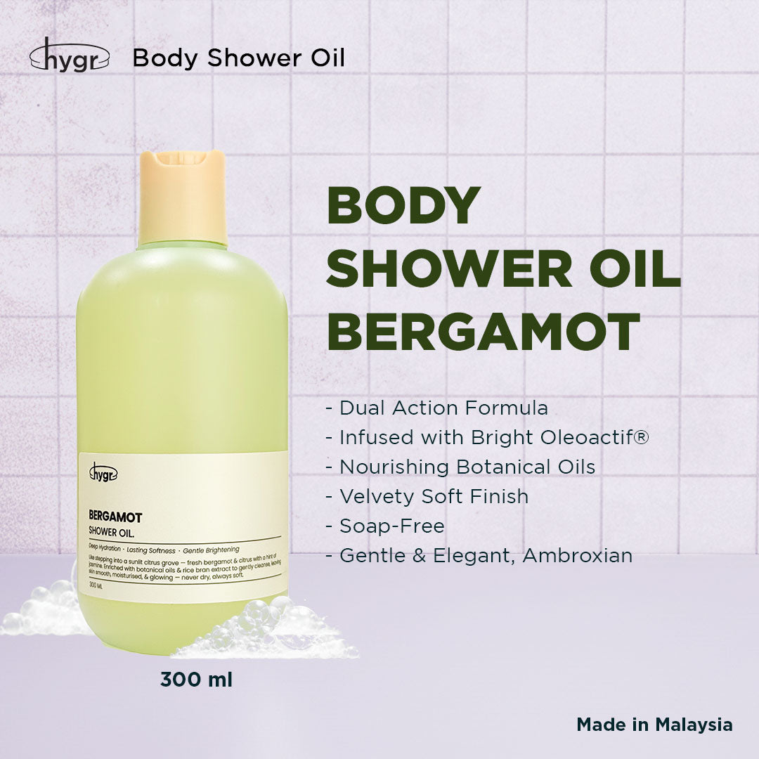 HYGR Shower Oil & Body Oil Series