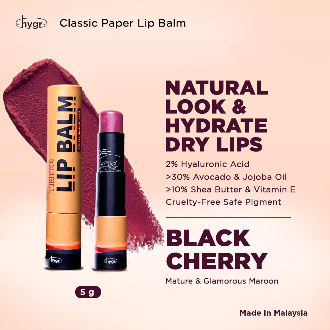 Natural Tinted Lip Balm + 2 % Hyaluronic Acid Moist Lips