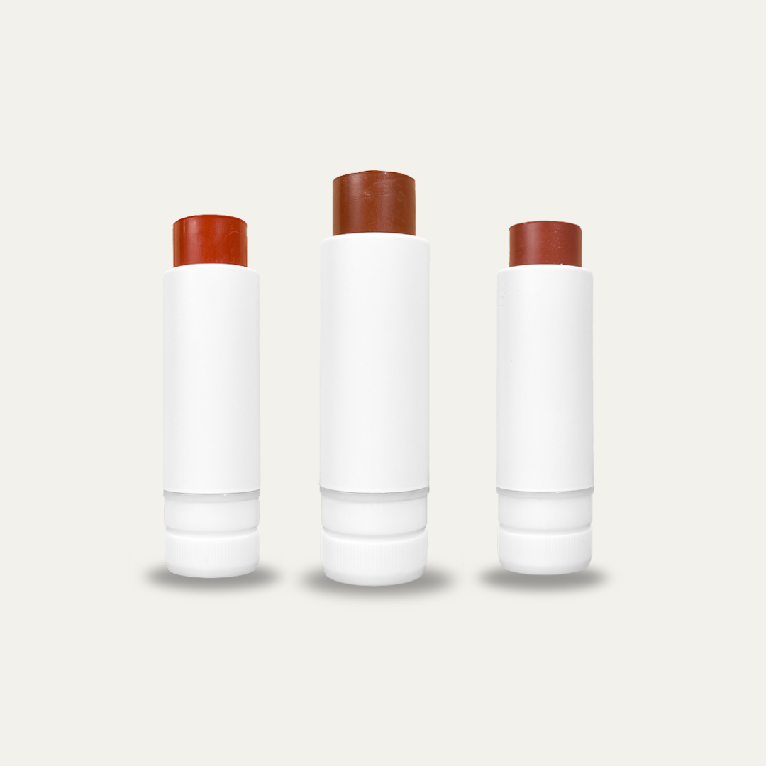 3x Bamboo Refillable Tinted Lip Balm Bundle