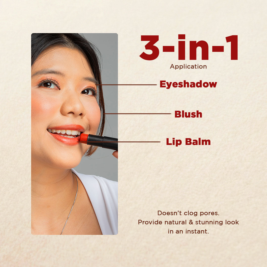 Natural Tinted Lip Balm + 2 % Hyaluronic Acid Moist Lips