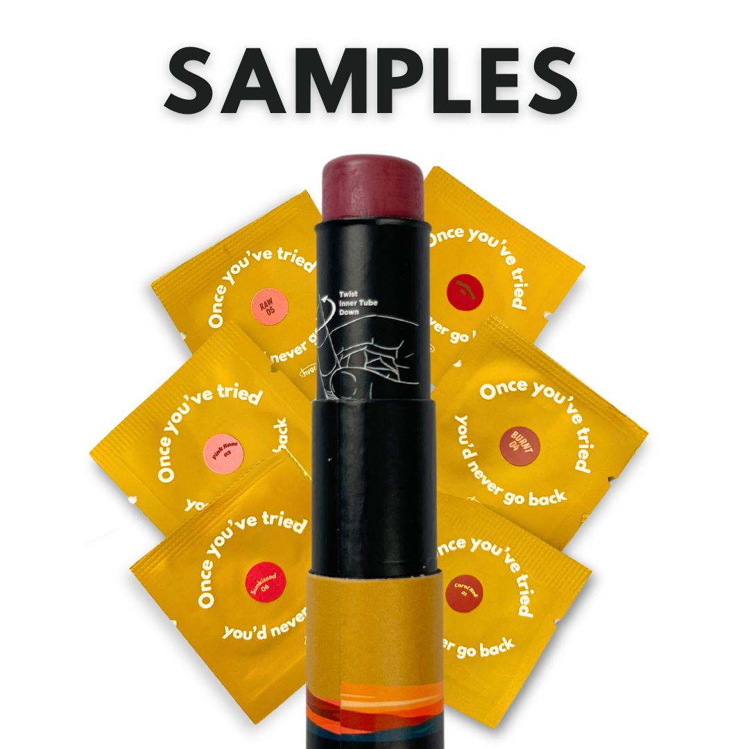 HYGR Deodorant & Tinted Lip Balm Sample Set - lip balm with sample sachets