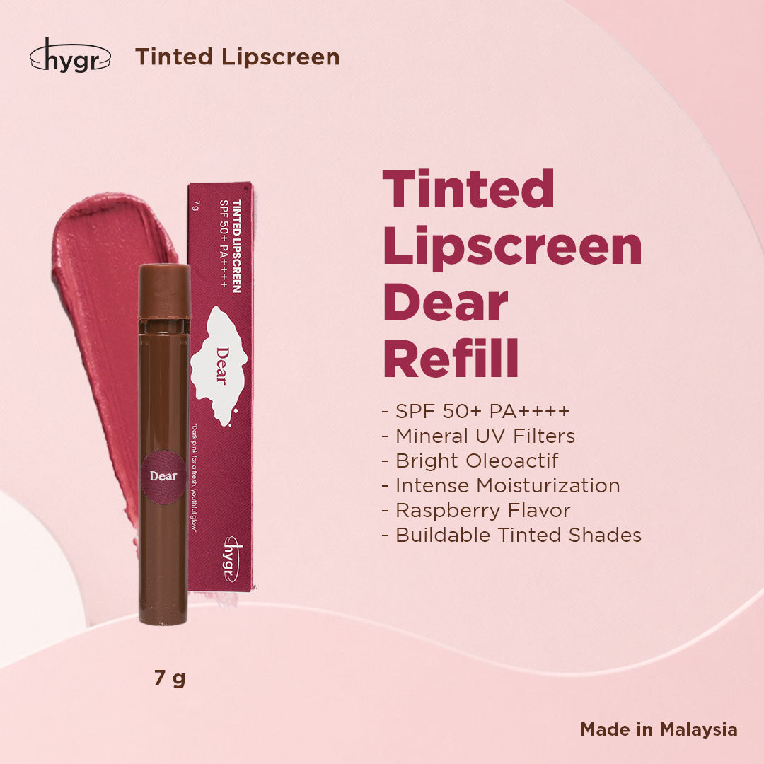 HYGR Tinted Lipscreen SPF 50+ PA++++