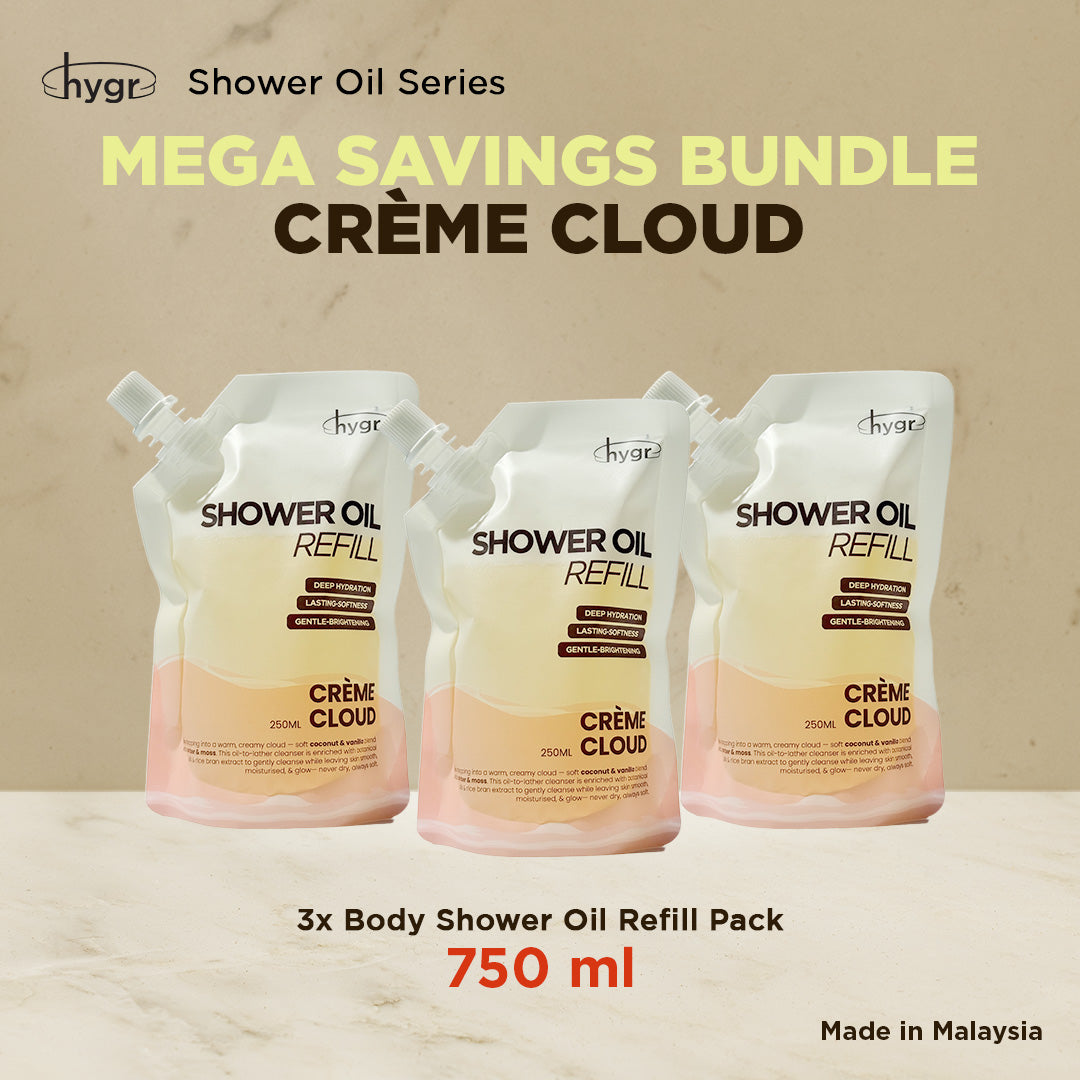 HYGR Shower Oil & Body Oil Series