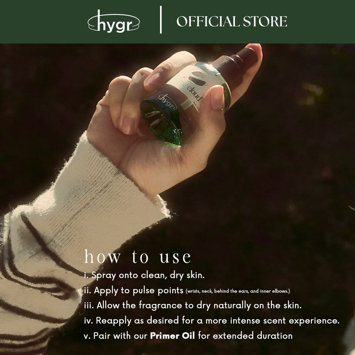 HYGR Zen Perfume 30ml Extrait de Parfum & Primer