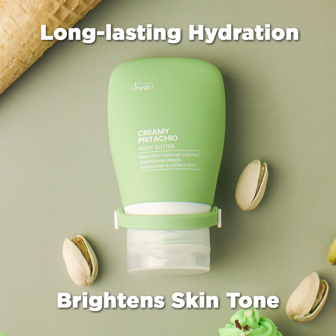 hygr Pistachio Body Butter 50g | Hydrating Brightening Skin Nourishment Smooth Skin