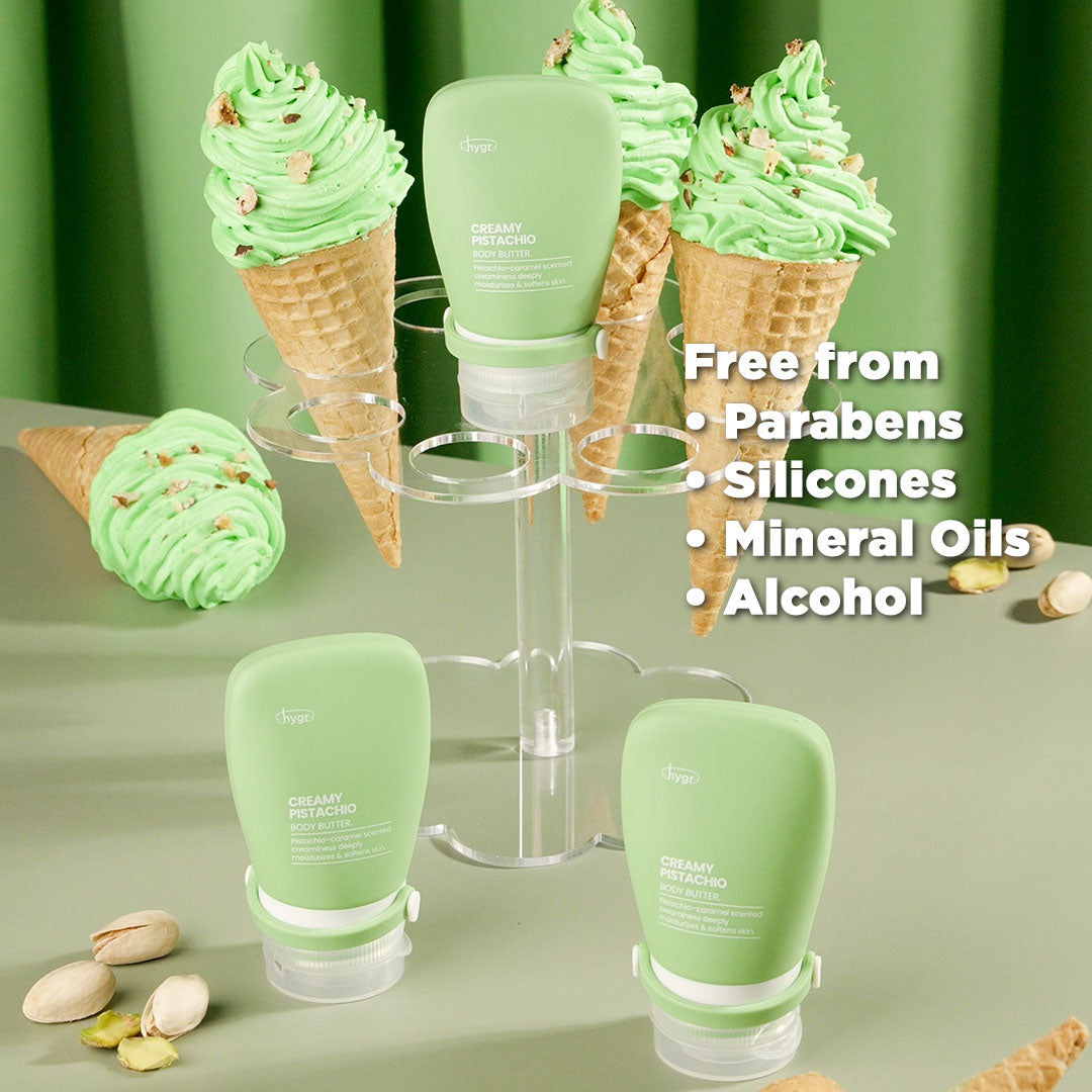 hygr Pistachio Body Butter 50g | Hydrating Brightening Skin Nourishment Smooth Skin