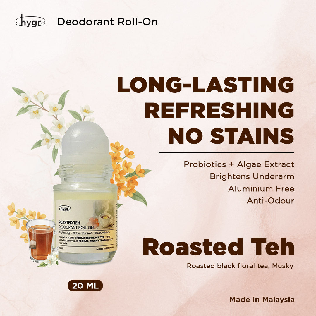HYGR Deodorant Roll-On|Long-Lasting Odour Control|Gentle on Skin|Fresh, Clean Daily Body Scent | Easy to use