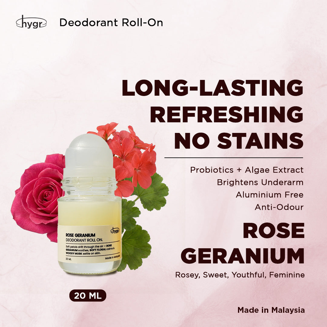 HYGR Deodorant Roll-On|Long-Lasting Odour Control|Gentle on Skin|Fresh, Clean Daily Body Scent | Easy to use