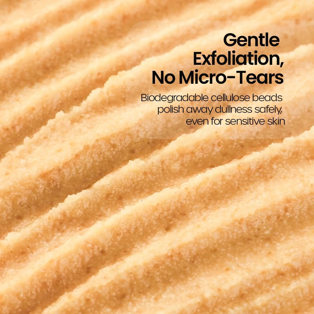 HYGR Turmeric & Licorice Armpit & Body Scrub - gentle exfoliation with biodegradable cellulose beads