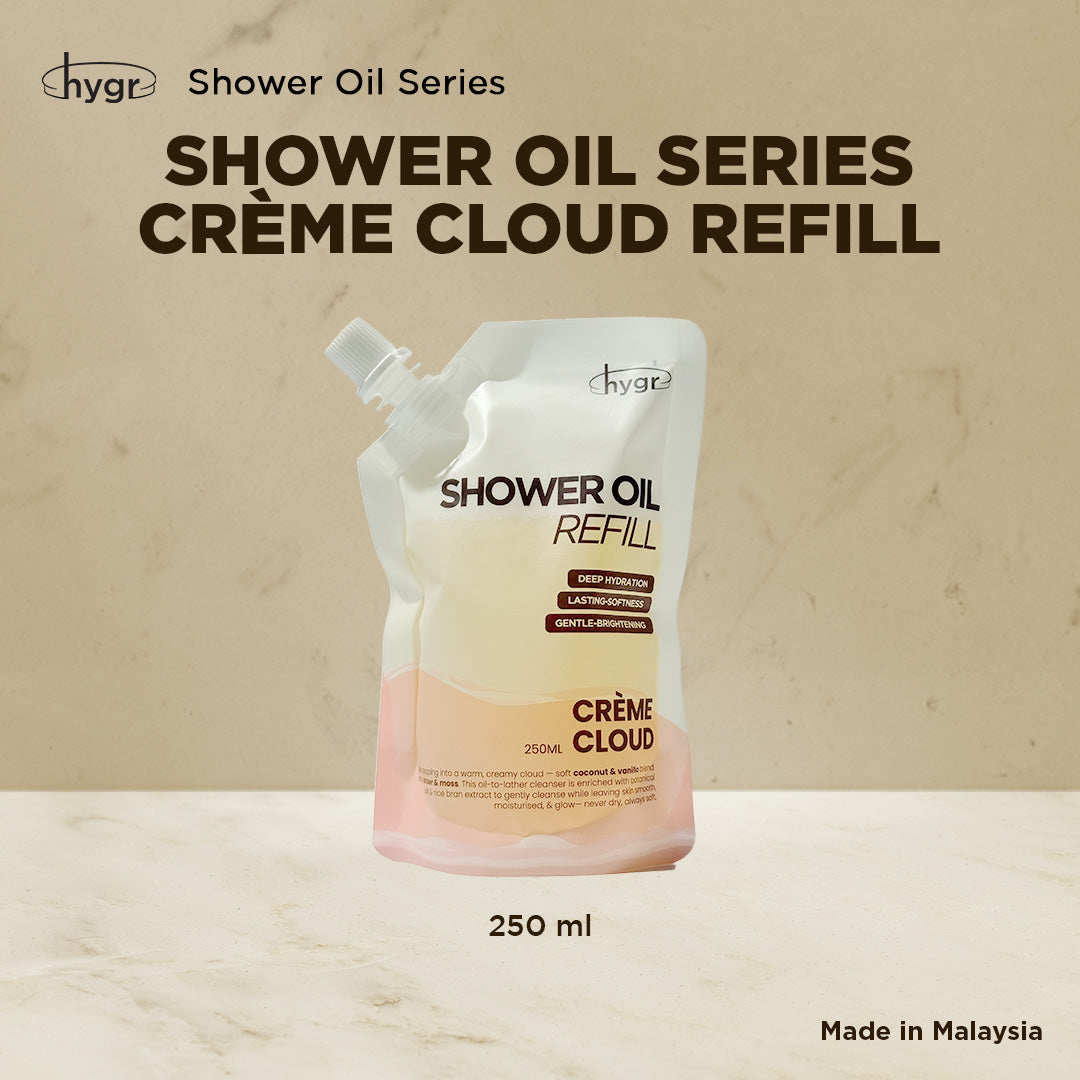 HYGR Shower Oil & Body Oil Series