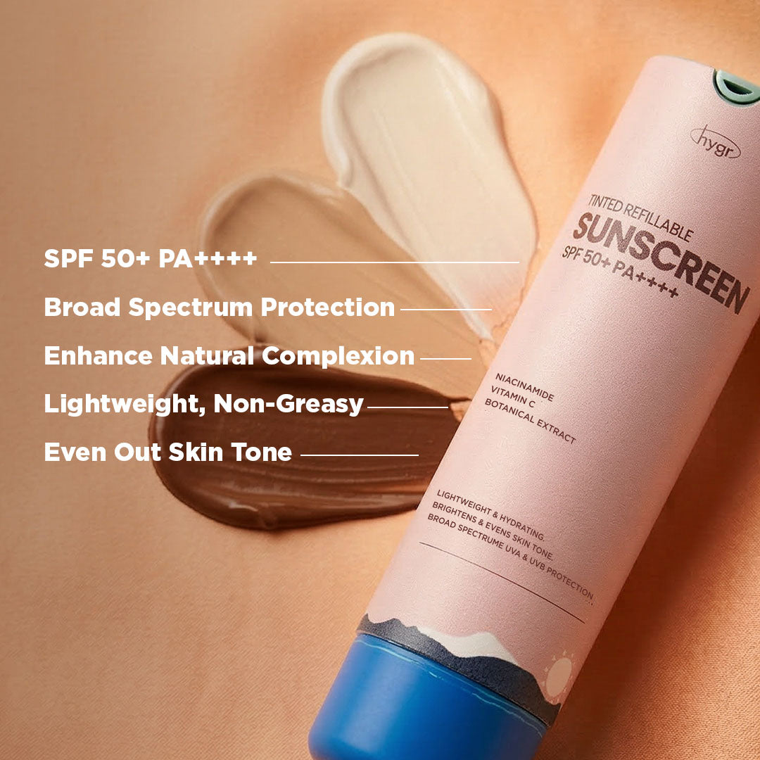 HYGR Tinted Sunscreen 50 ml | Milk Oat Cocoa
