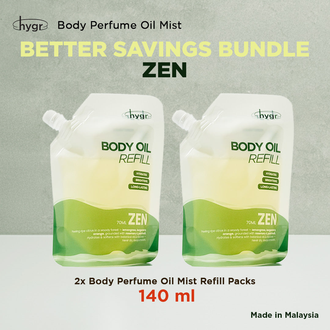 HYGR Shower Oil & Body Oil Series