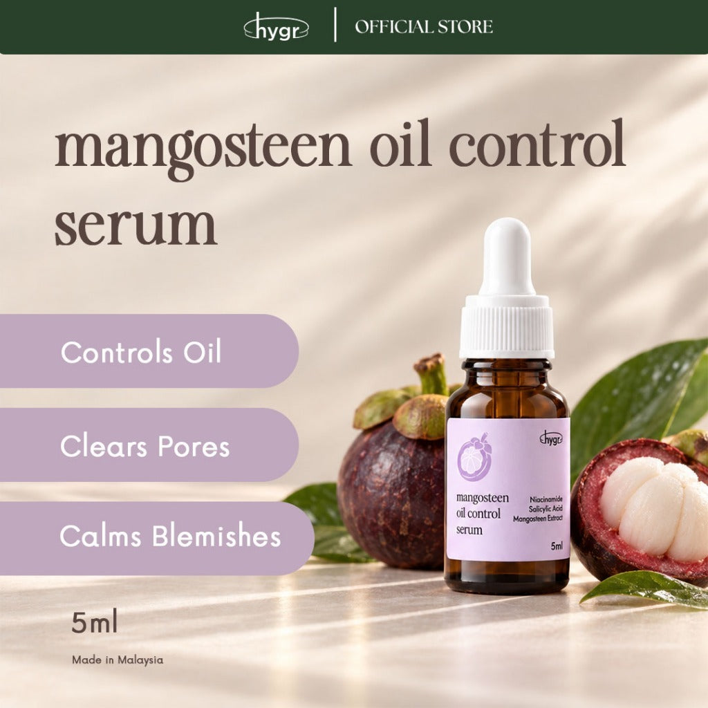 HYGR Fruit Lab Serum (5ml) | Rambutan Hydrating, Dragon Fruit Brightening & Mangosteen Oil Control