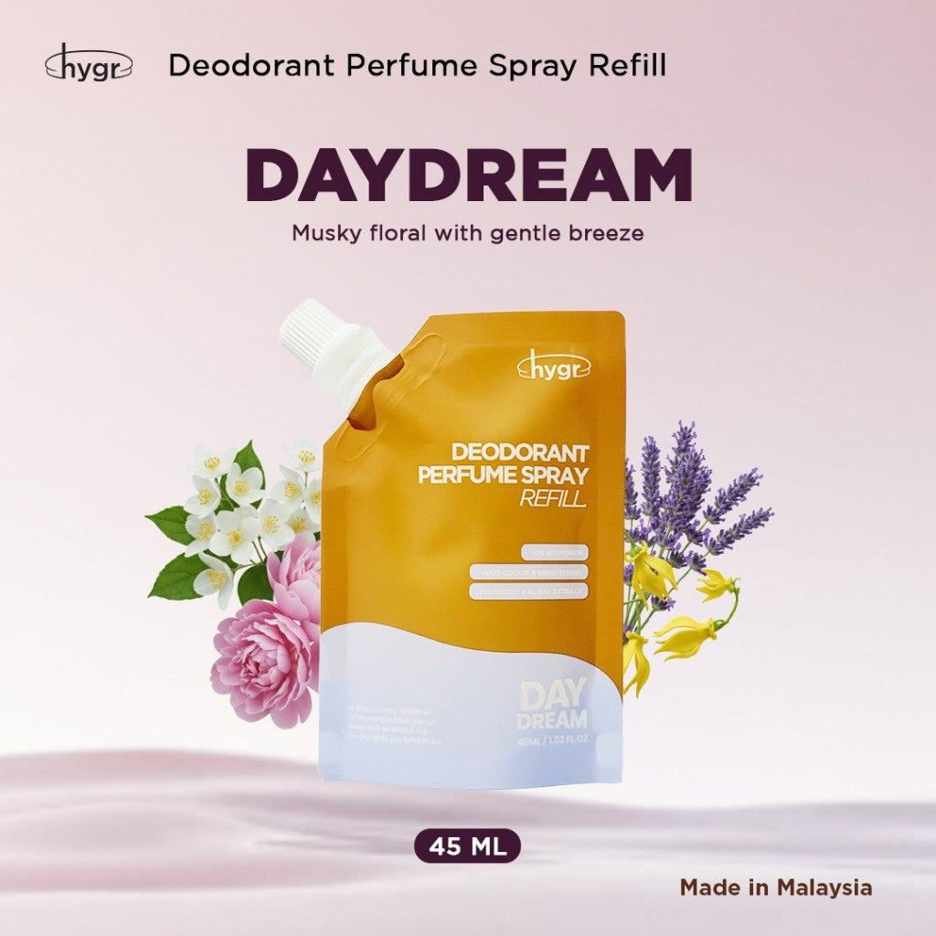 HYGR Deo Spray & Roll-On Refill Packs|Long-Lasting Odour Control|Gentle on Skin|Fresh, Clean Daily Body Scent