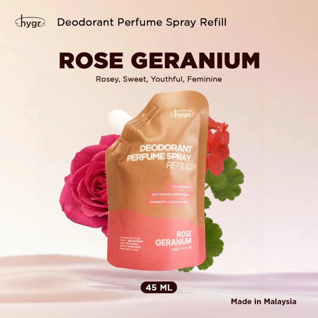 HYGR Deo Spray & Roll-On Refill Packs｜Long-Lasting Odour Control｜Gentle on Skin｜Fresh, Clean Daily Body Scent