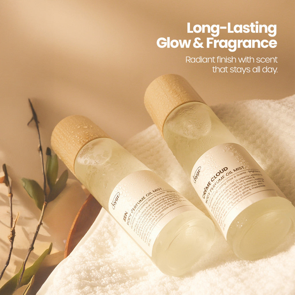 HYGR Body Oil 95ml & Roll-On 8ml | Hydration Smoothen Skin Brighten Skin Lotion Scented Oil