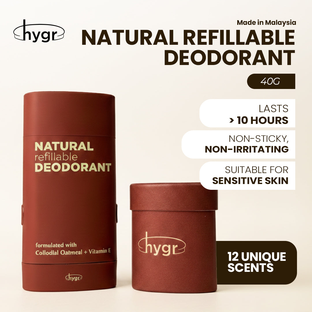 Smell Be Gone Natural Refillable Deodorant HYGR 40g