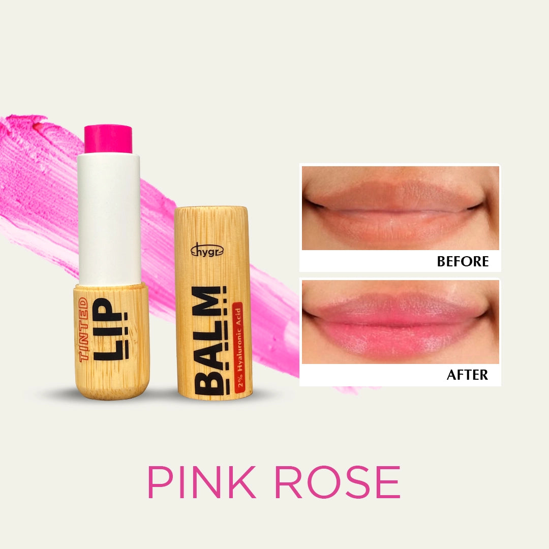 [ALL] Bamboo Refillable Natural Tinted Lip Balm + 2 % Hyaluronic Acid