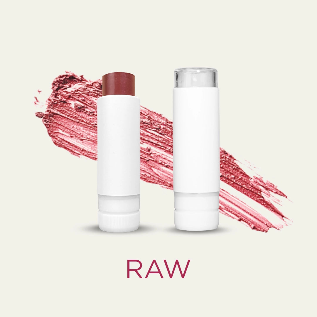 [ALL] Bamboo Refillable Natural Tinted Lip Balm + 2 % Hyaluronic Acid