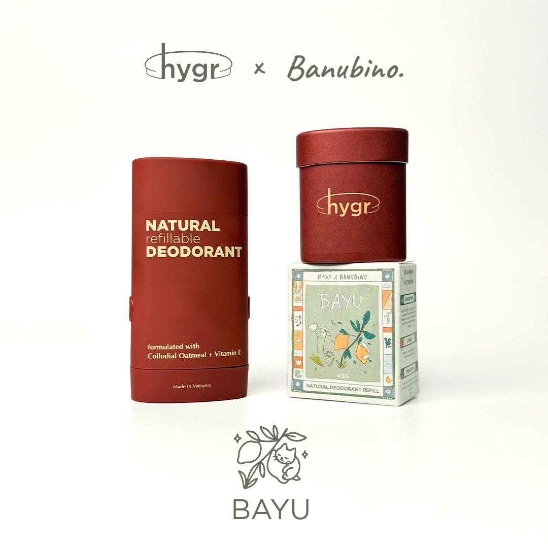 Smell Be Gone Natural Refillable Deodorant HYGR