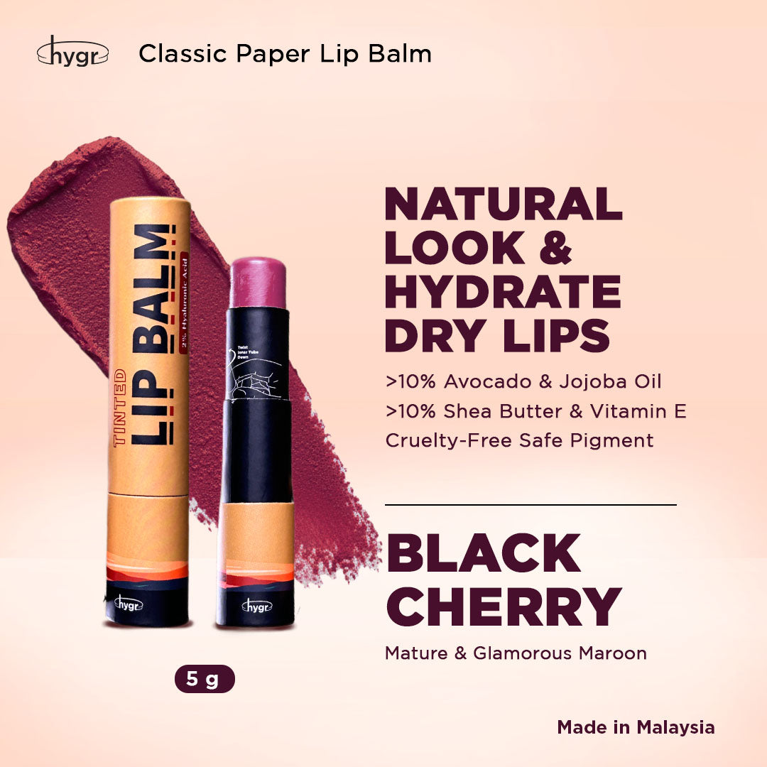 Natural Tinted Lip Balm + Hyaluronic Acid Moist Lips