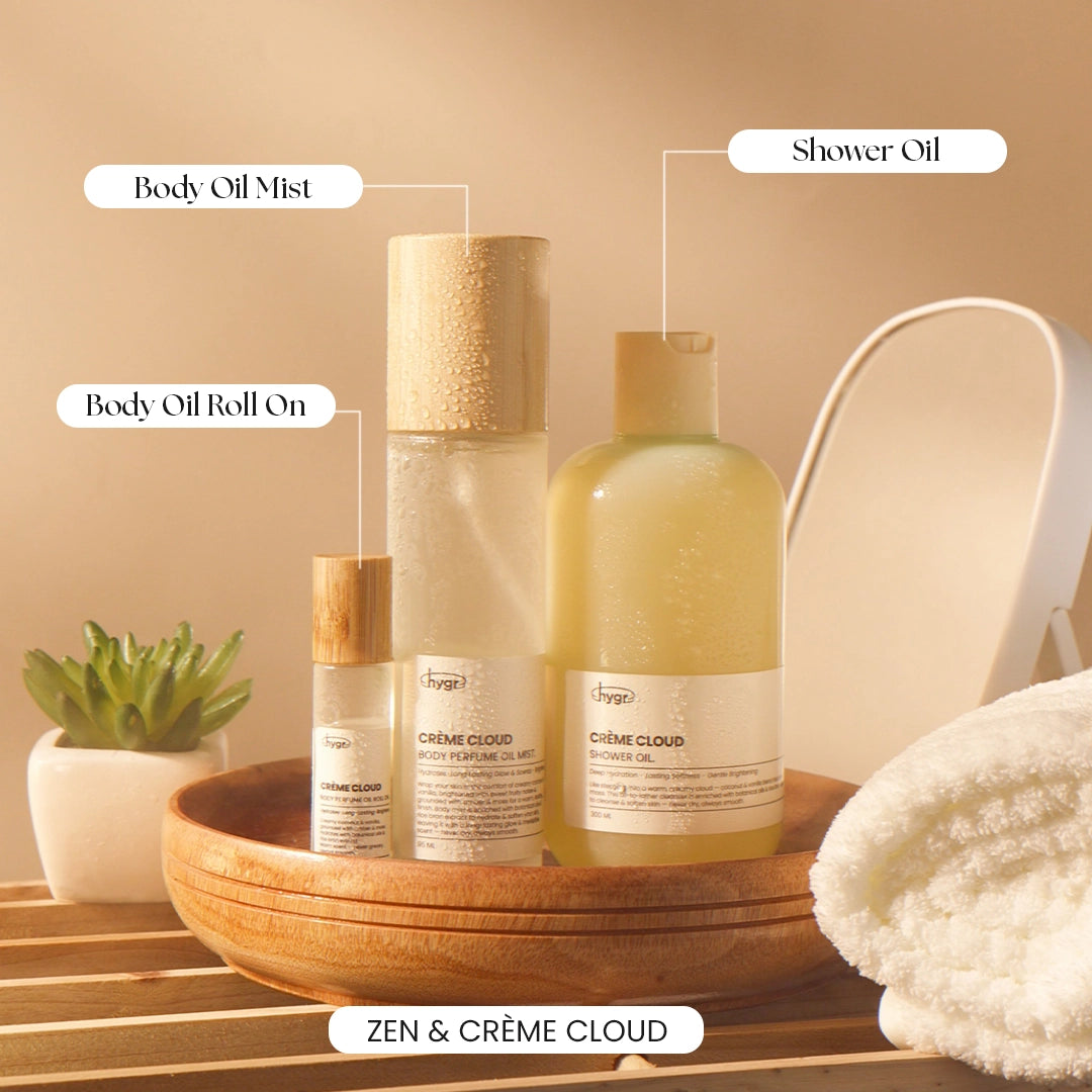HYGR Shower Oil & Body Oil Series