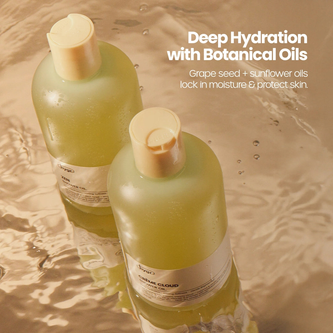 HYGR Shower Oil & Body Oil Series