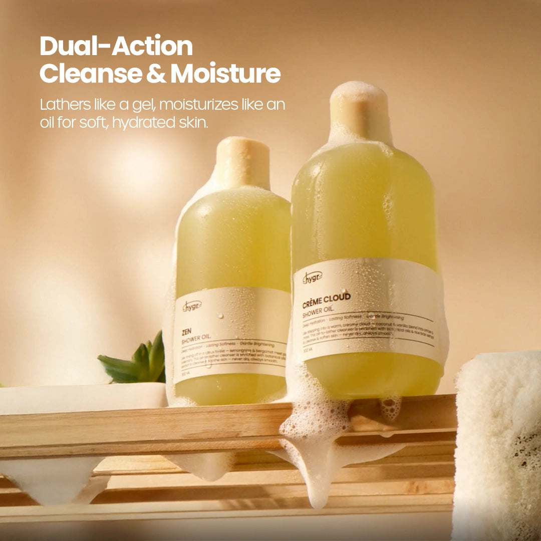 HYGR Shower Oil & Body Oil Series