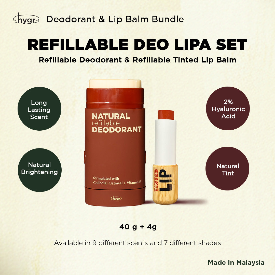 Refillable Deo Lipa Bundle Holiday Gift Set