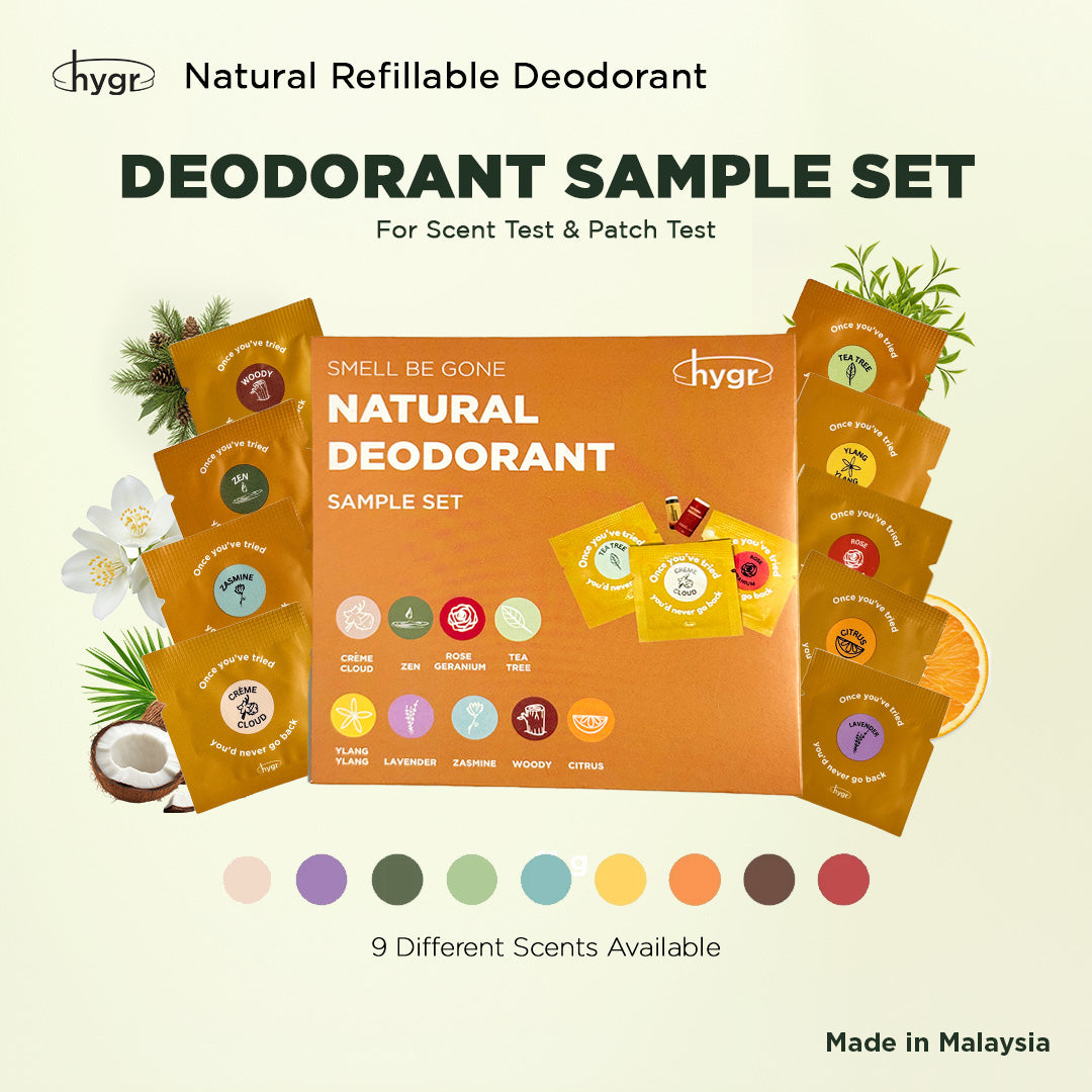 [Sample Set] Smell Be Gone Natural Deodorant and Tinted Lip Balm HYGR