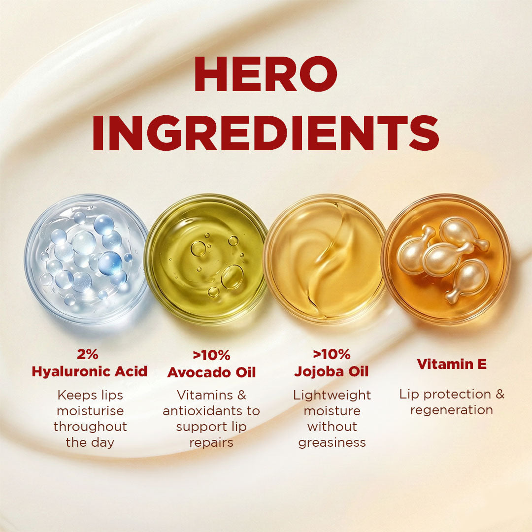 [Lip Balm] Bamboo Refillable Natural Tinted Lip Balm + 2 % Hyaluronic Acid