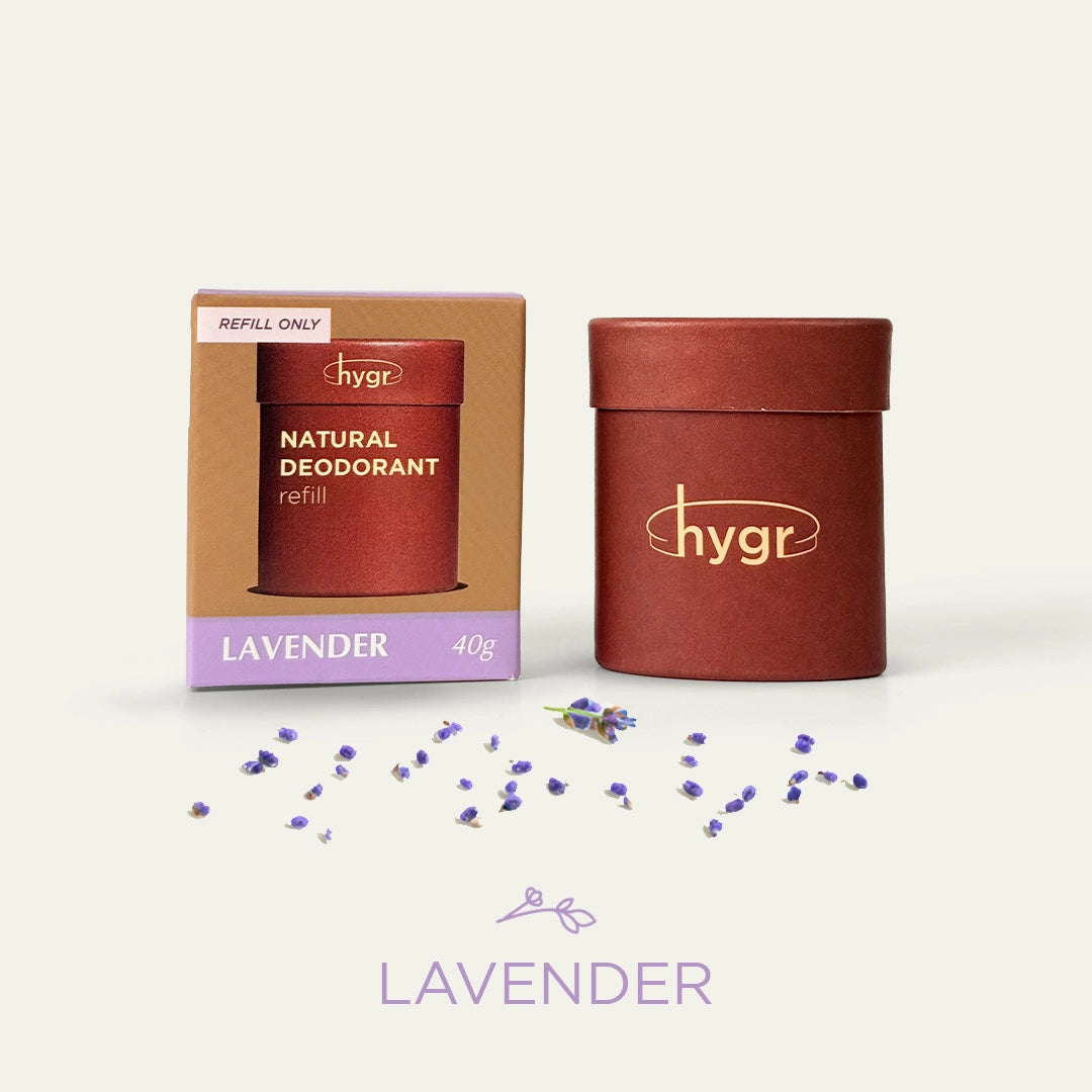 (Refill Tubs) 3x Natural Refillable Deodorant HYGR Bundle