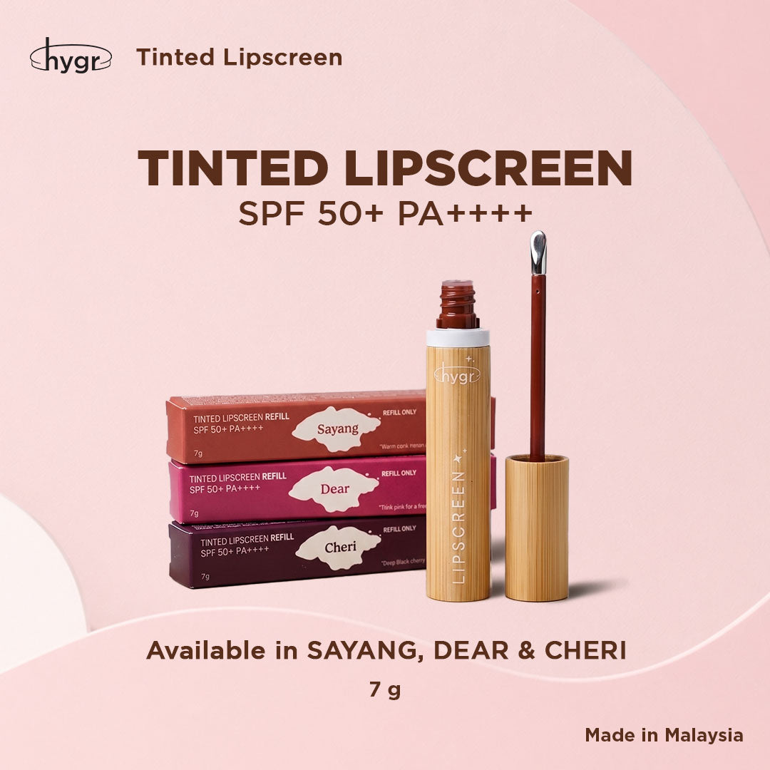 HYGR Tinted Lipscreen SPF 50+ PA++++