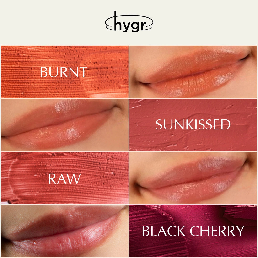 3x Bamboo Refillable Tinted Lip Balm Bundle