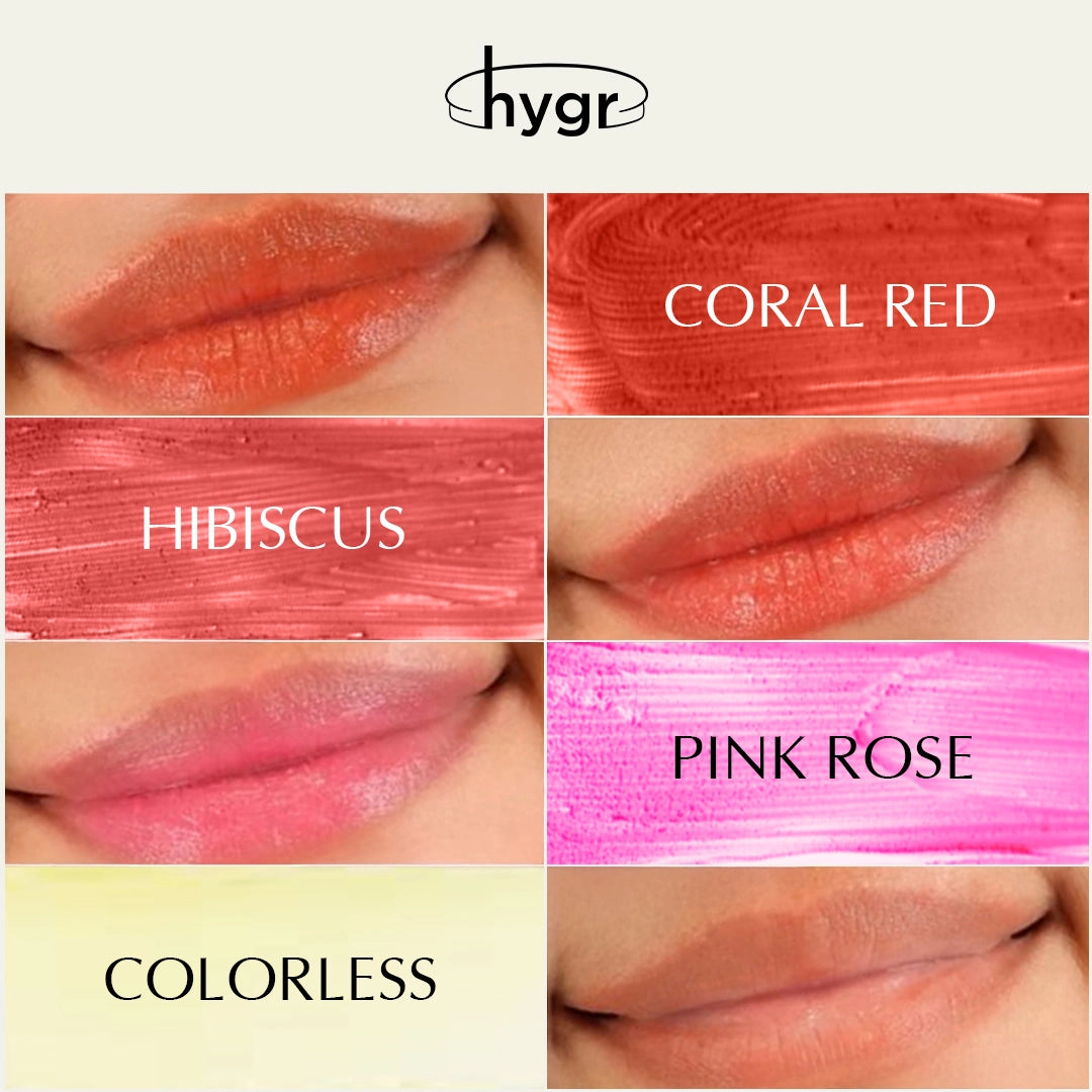 3x Bamboo Refillable Tinted Lip Balm Bundle