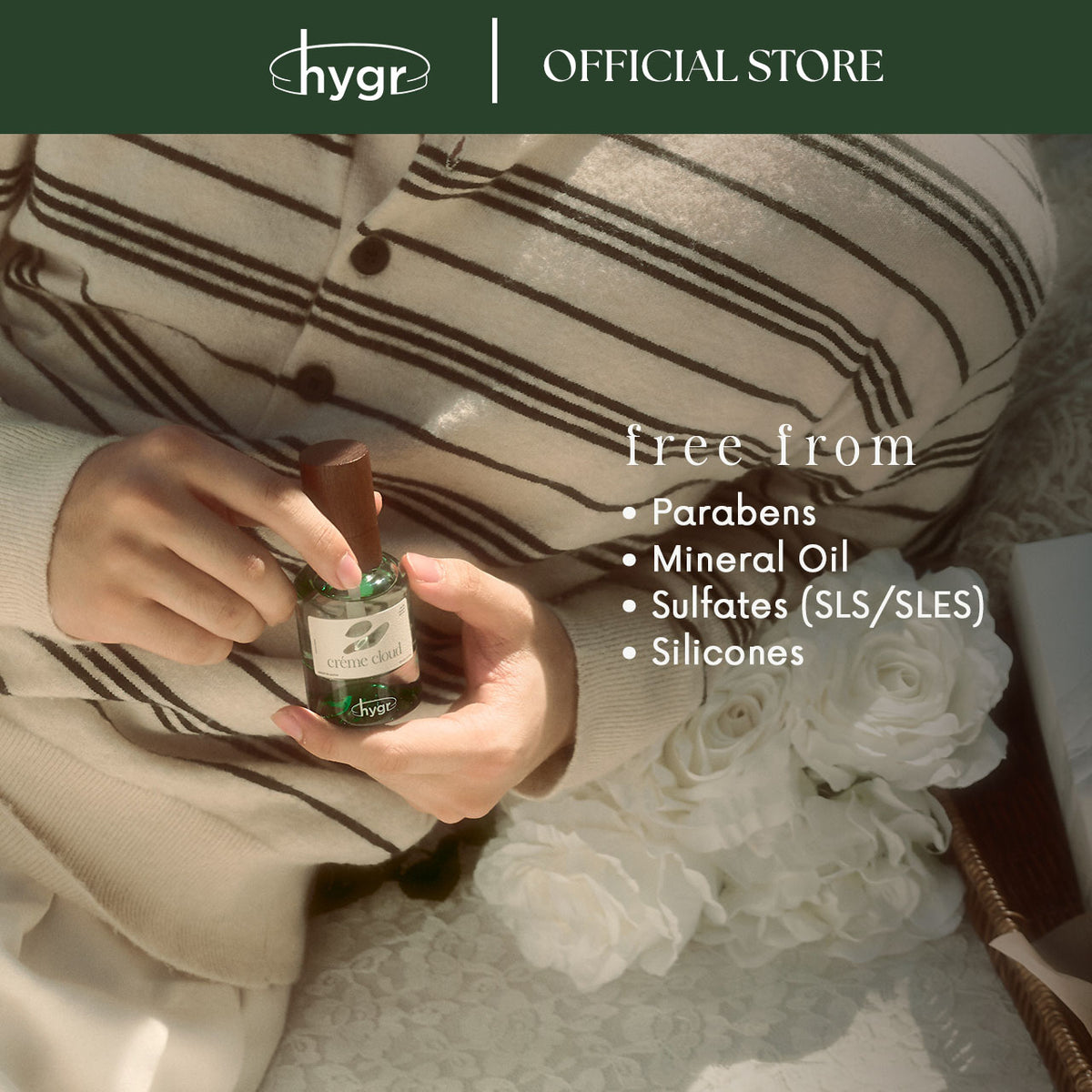 HYGR Creme Cloud Perfume 30ml Extrait de Parfum & Primer