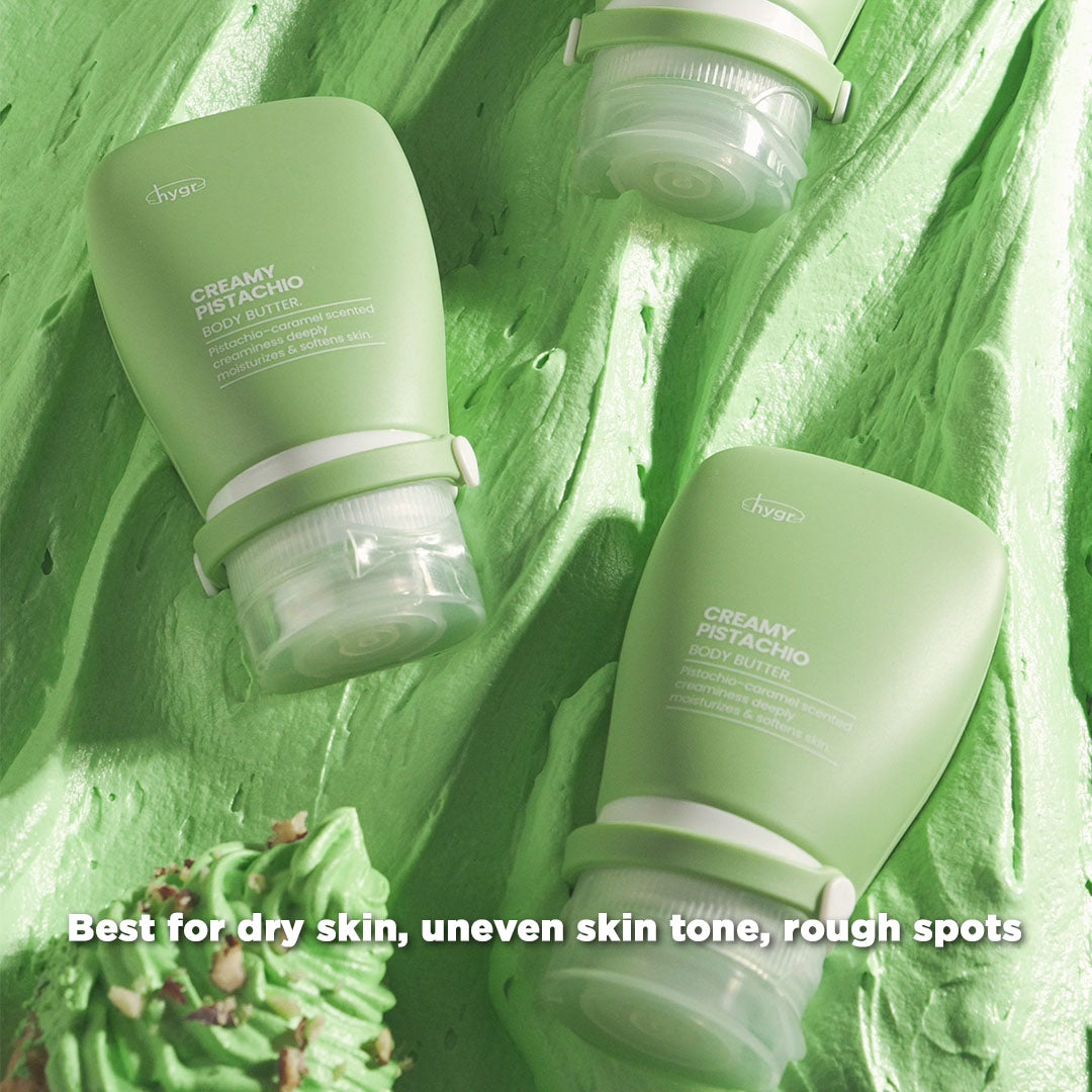 hygr Pistachio Body Butter 50g | Hydrating Brightening Skin Nourishment Smooth Skin