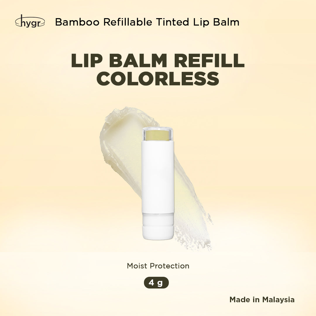 [Lip Balm] Bamboo Refillable Natural Tinted Lip Balm