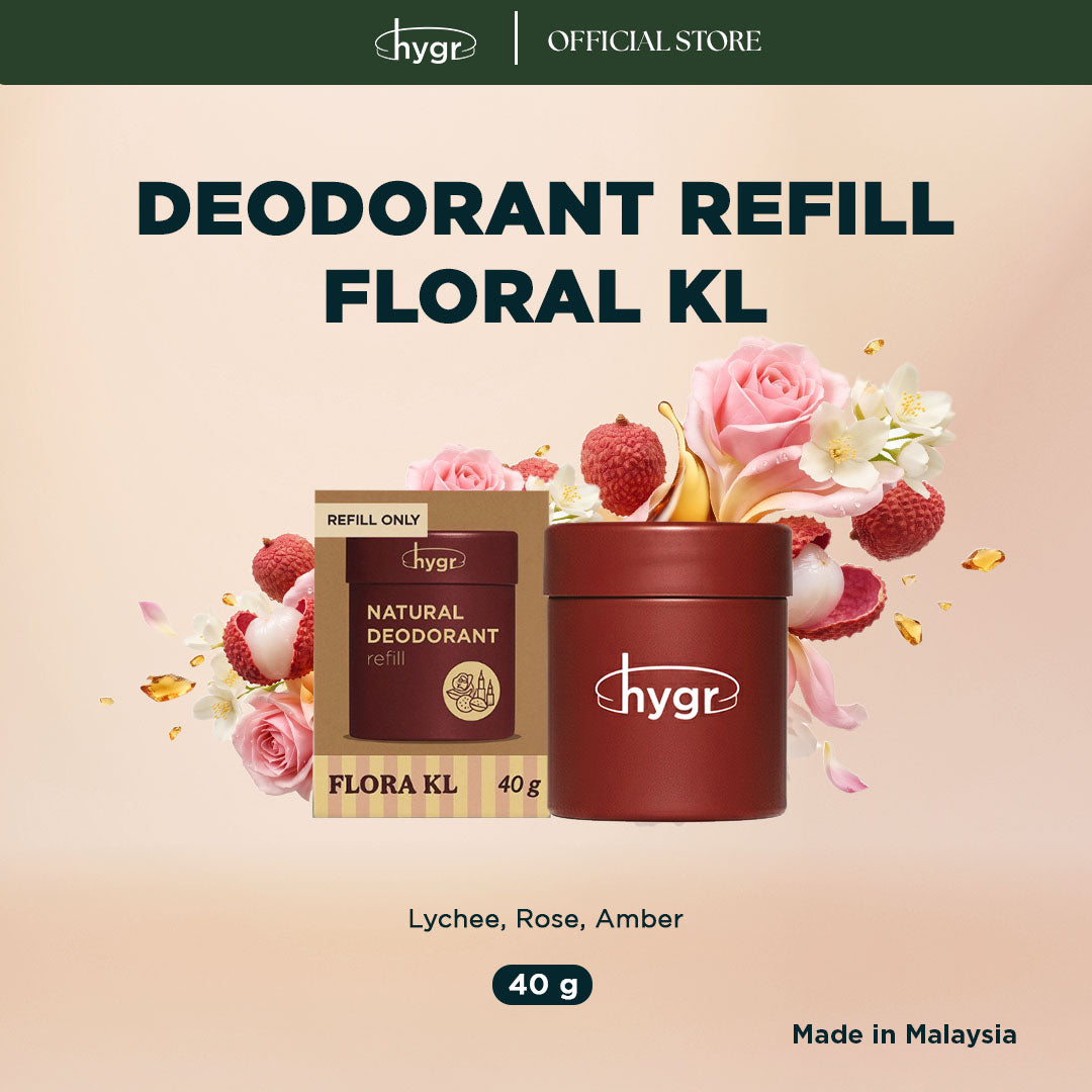 HYGR Floral KL Refillable deodorant 40g