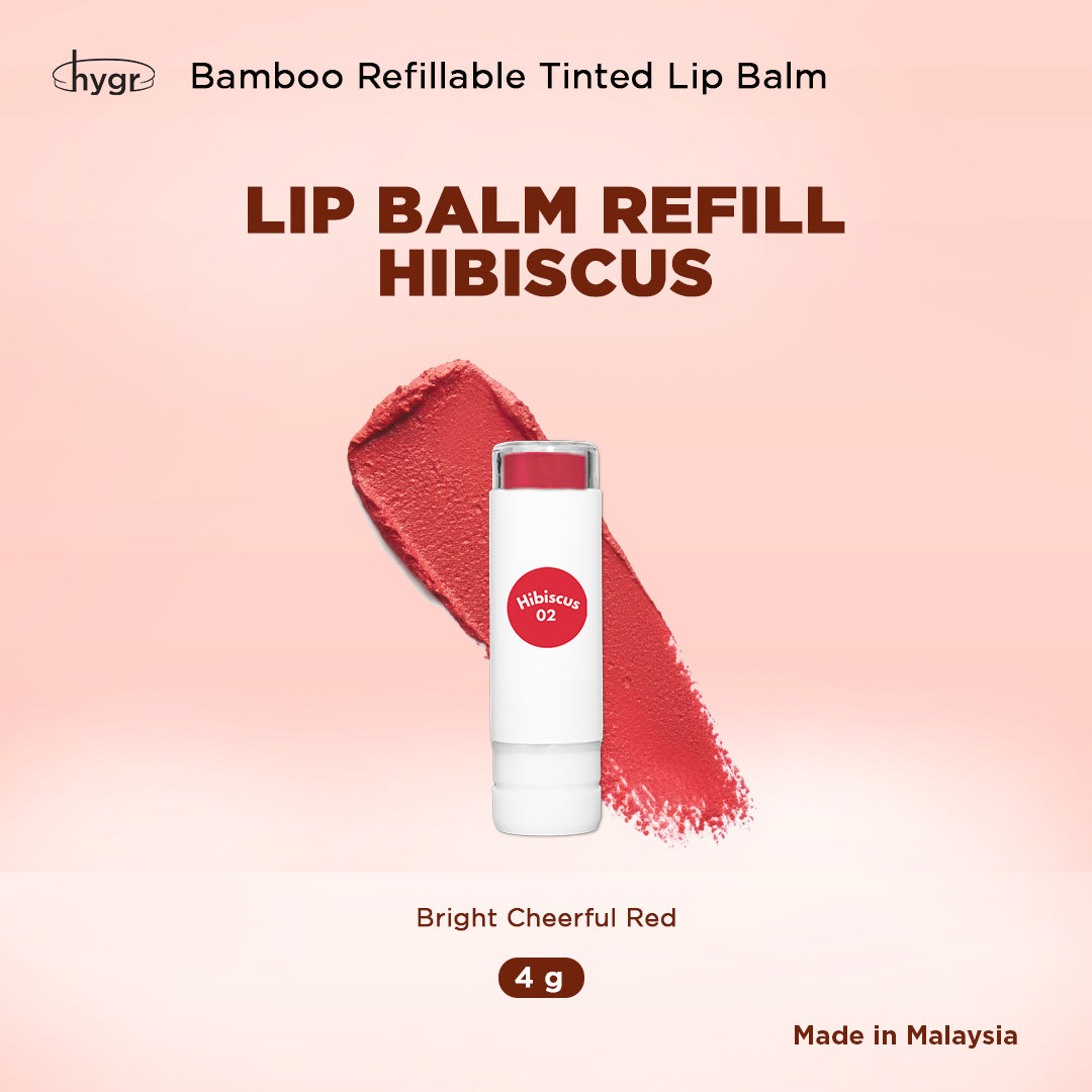 [Lip Balm] Bamboo Refillable Natural Tinted Lip Balm