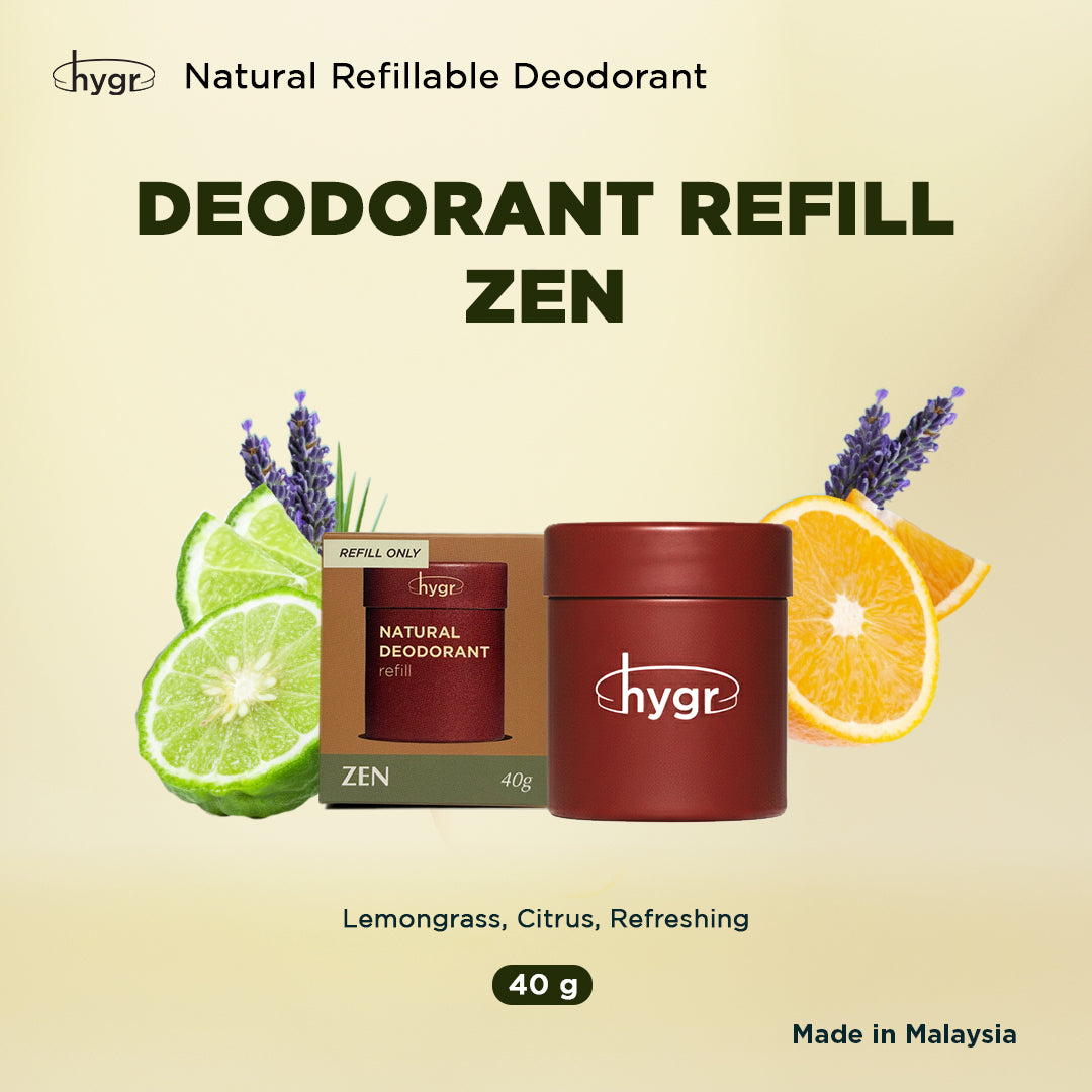 Smell Be Gone Natural Refillable Deodorant HYGR 40g