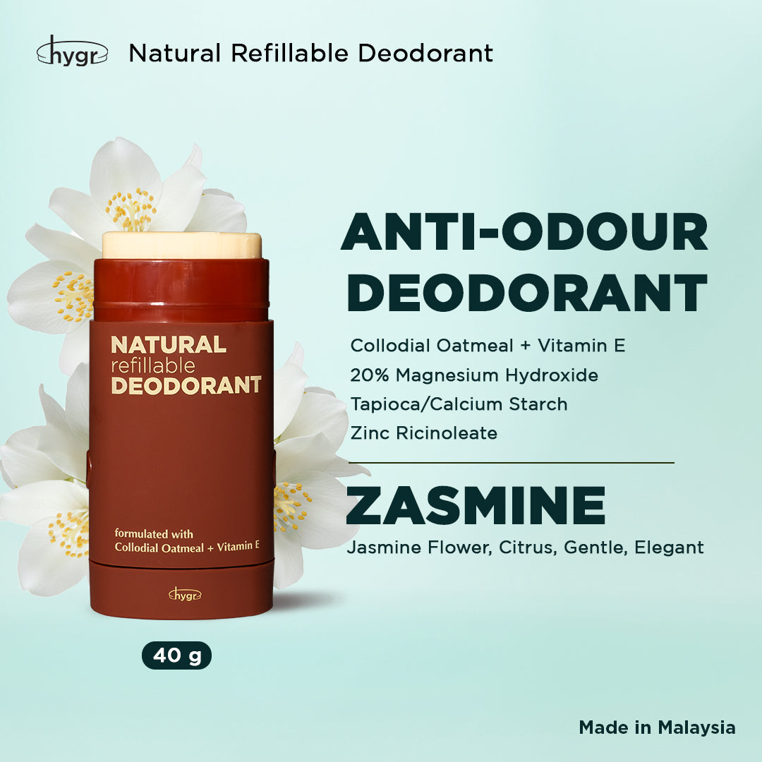 Smell Be Gone Natural Refillable Deodorant HYGR 40g