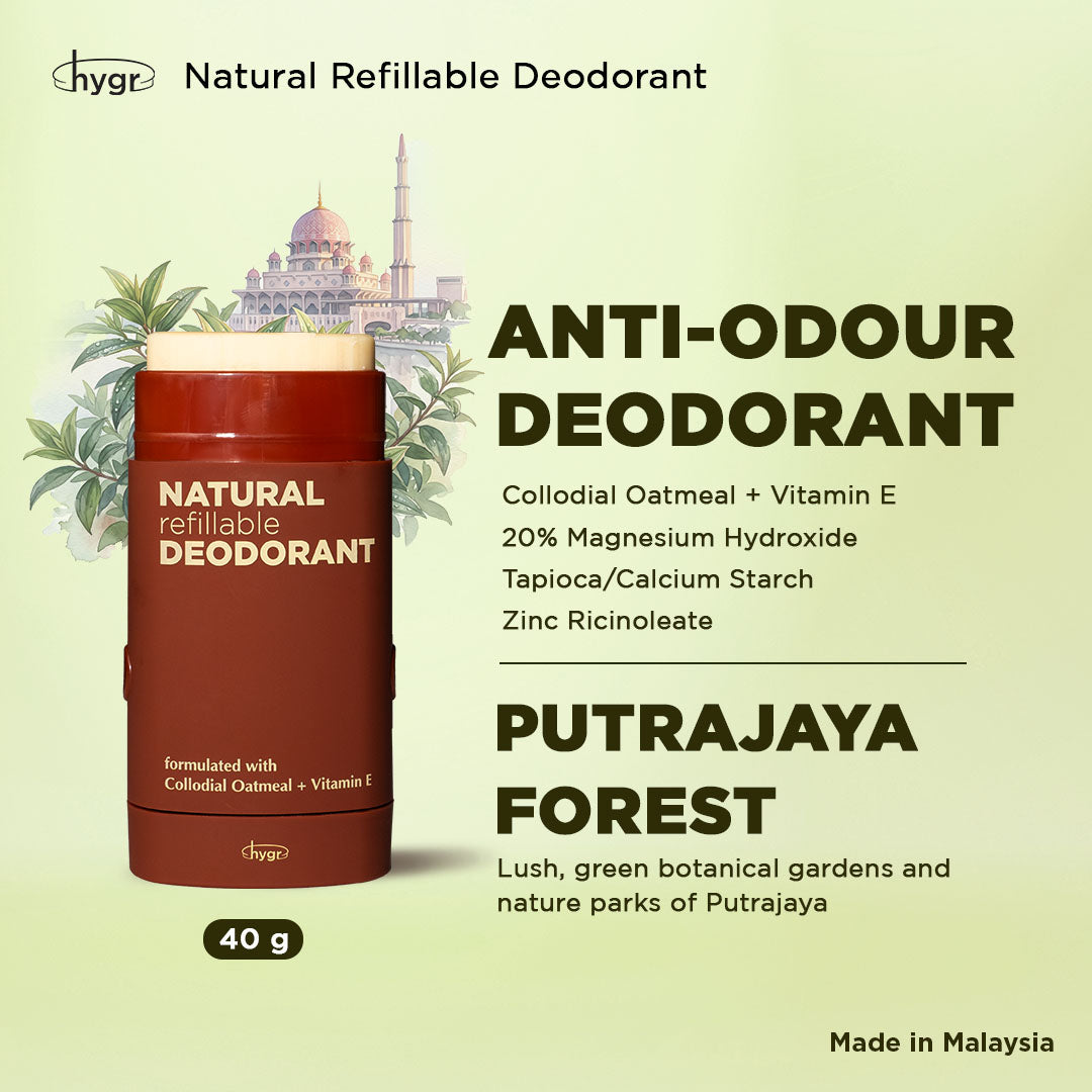 Smell Be Gone Natural Refillable Deodorant HYGR 40g