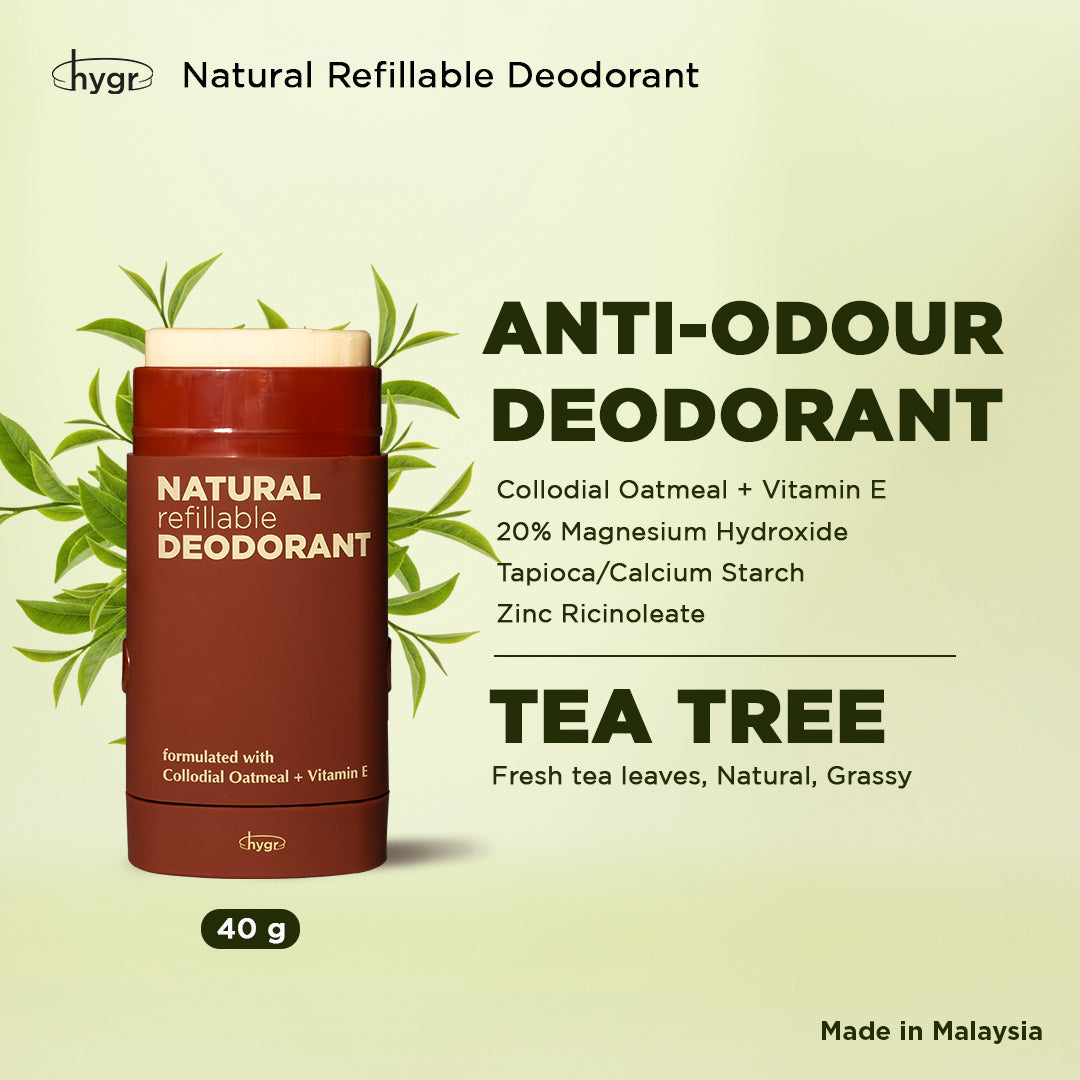 Smell Be Gone Natural Refillable Deodorant HYGR 40g