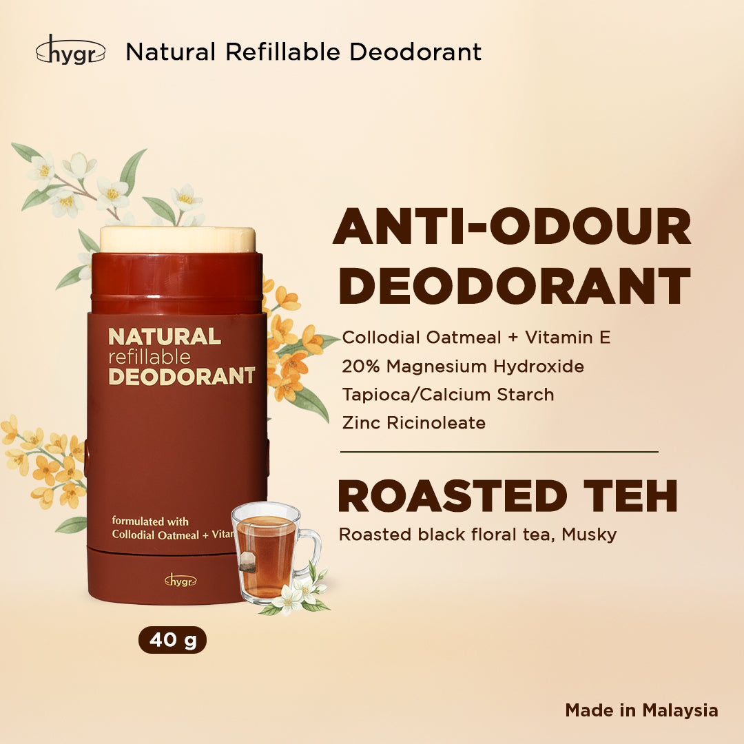 Smell Be Gone Natural Refillable Deodorant HYGR 40g