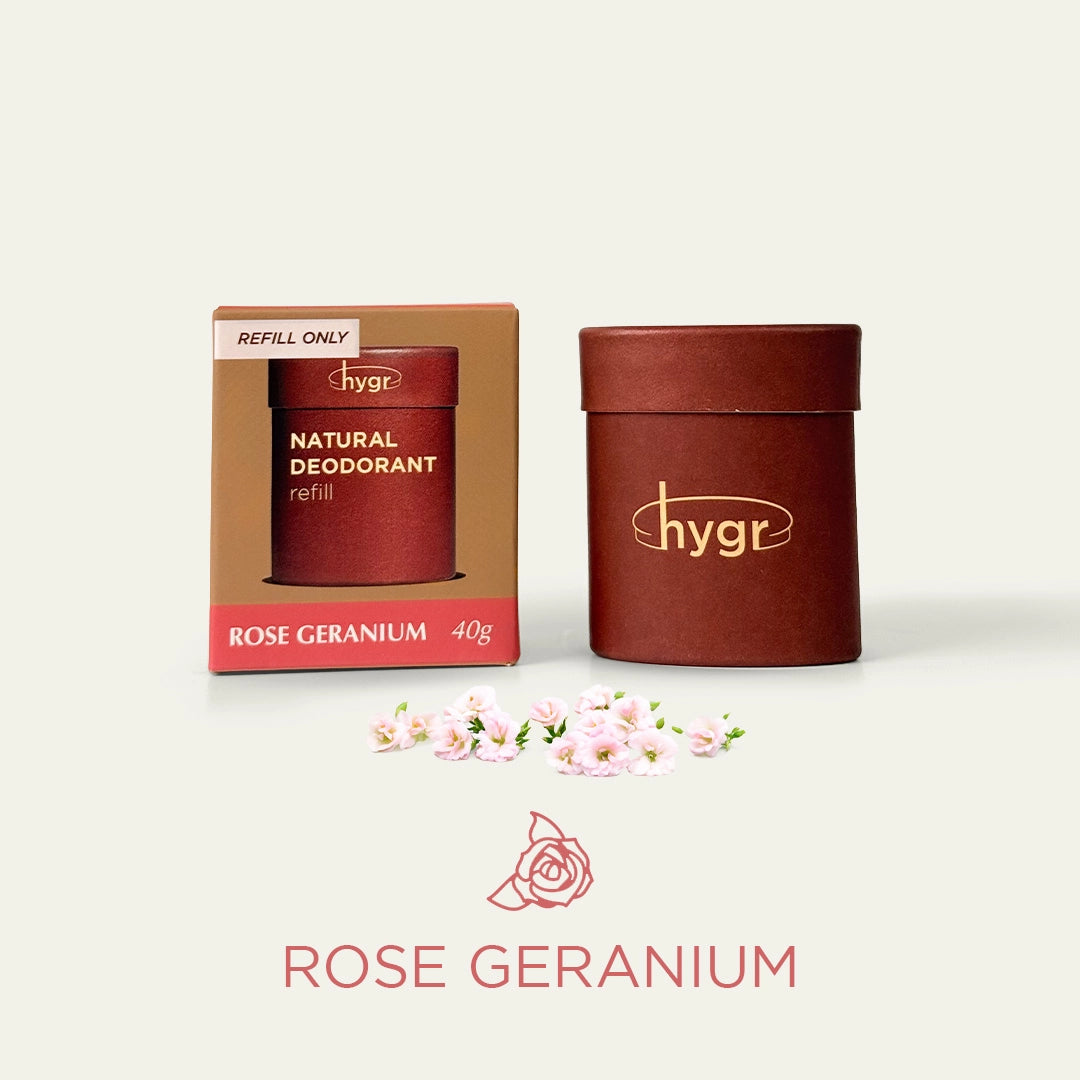 (Refill Tubs) 3x Natural Refillable Deodorant HYGR Bundle