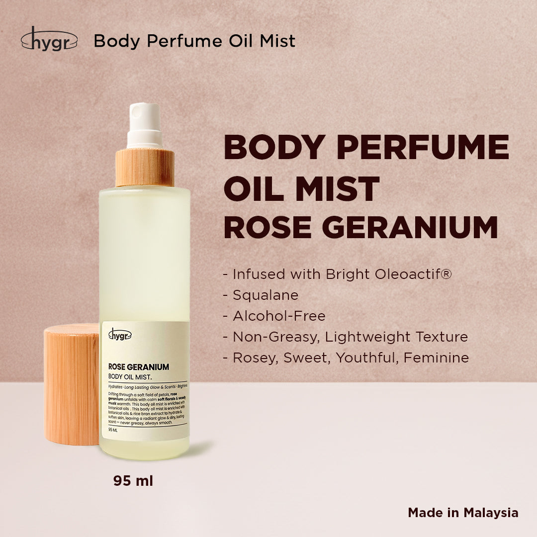 HYGR Shower Oil & Body Oil Series