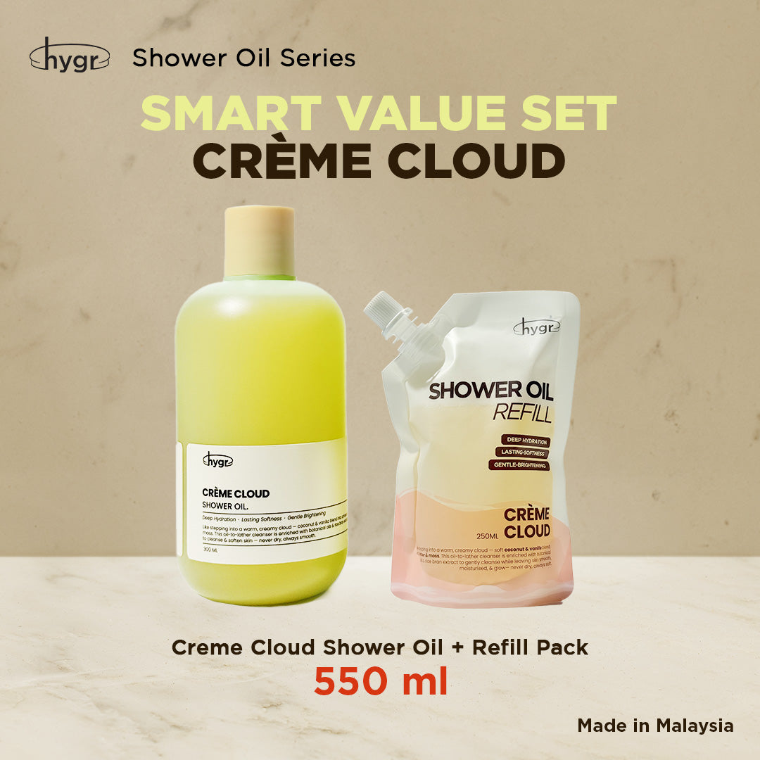 HYGR Shower Oil & Body Oil Series